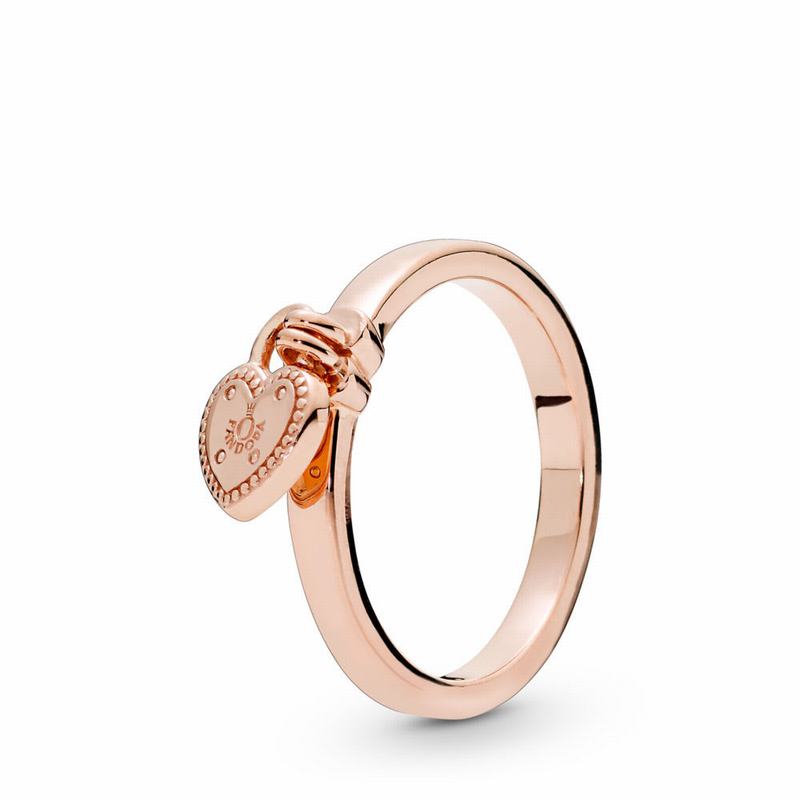 Pandora Rose™ Love Lock Statement Ring - Pandora Rose - Canada | JL1669CF